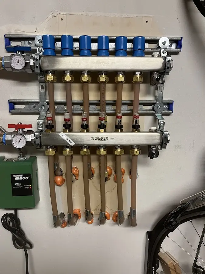 Plumber performing Gas Line Installation at a residential property in Sault Ste. Marie